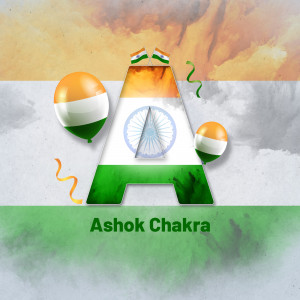 India Independence Day - Ashok Chakra Flyer For Pinterest