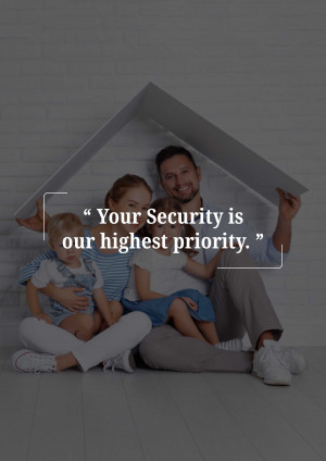 Family Home Security Branding Post For X