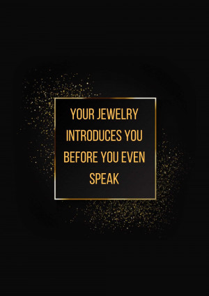 Jewelry Speaks Volumes Promotional Banner For X