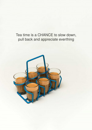 Tea Time Reflection Image For LinkedIn