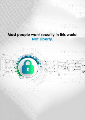 Security Vs. Liberty Promotional Banner For LinkedIn