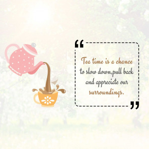 Tea Time Reflection Post For Twitter