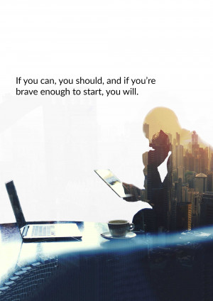 Embrace The Journey Graphic For LinkedIn