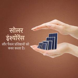 Solar Energy In Safe Hands Marketing Image For Facebook