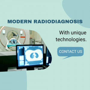 Modern Radiodiagnosis With Advanced Technology Flyer For Telegram