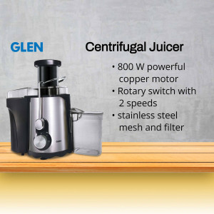 Glen Centrifugal Juicer with stainless steel mesh and filter