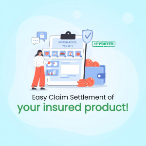 Easy Insurance Claim Settlement Business Poster For Instagram