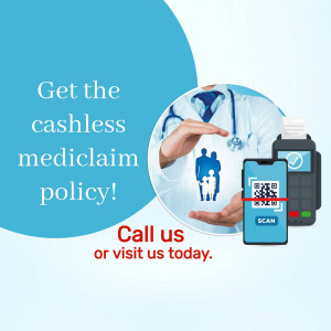 Cashless Mediclaim Policy Marketing Image For Instagram