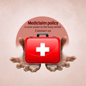 Mediclaim Policy - Secure Your Health Artwork For LinkedIn