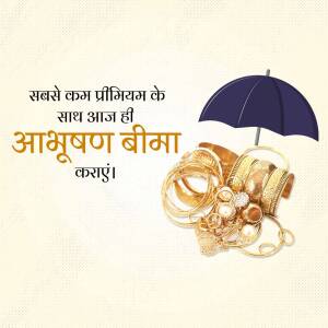 Image depicting jewelry and an umbrella, representing insurance coverage.