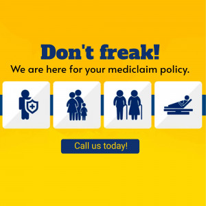 Mediclaim Policy Assistance Poster For Twitter
