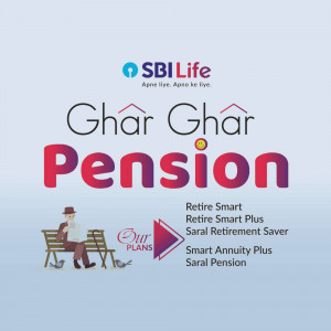 SBI Life Ghar Ghar Pension Plan Branding Post For Threads