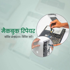 MacBook Repair Service Creative Design For Twitter