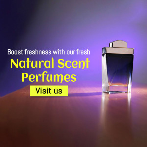 Natural Scent Perfumes Advertisement Creative Design For X