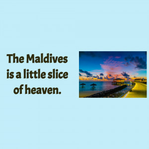 Scenic view of the Maldives with a sunset and overwater bungalows