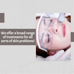 Close-up of a woman receiving a microdermabrasion facial treatment at a spa.
