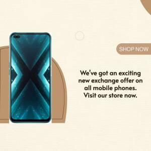 Smartphone with an exchange offer promotion