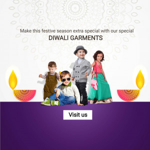 Diwali Garments Sale - Festive Collection For Kids Artwork For X