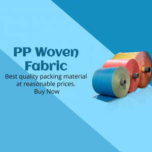 Rolls of colorful PP woven fabric for packaging