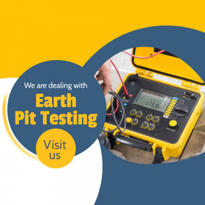 Earth Pit Testing Services Flyer For Telegram
