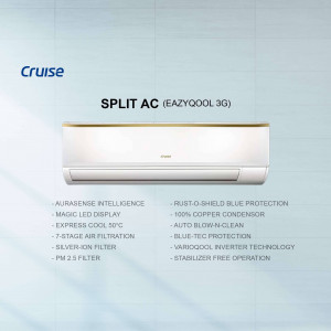 Cruise EazyQool 3G Split Air Conditioner with key features listed