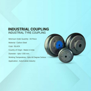 Image of industrial tyre couplings with product specifications