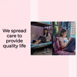 Two young girls reading on bunk beds in a modest setting.