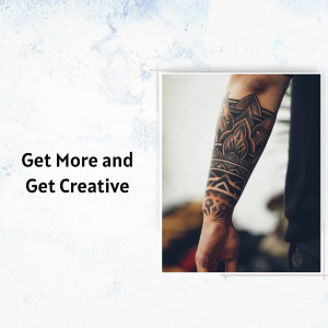 Intricate Arm Tattoo Poster For X