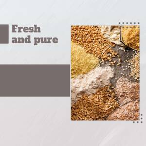 Assortment of various grains and flours
