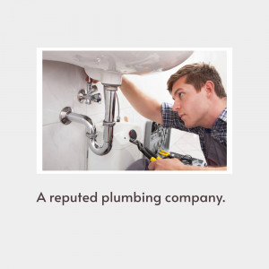 Plumber repairing a sink drain