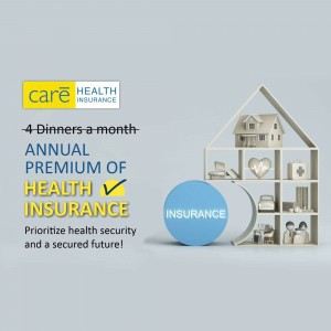 Care Health Insurance - Annual Premium Template For Telegram