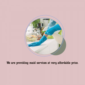 Affordable Maid Services Poster For Threads