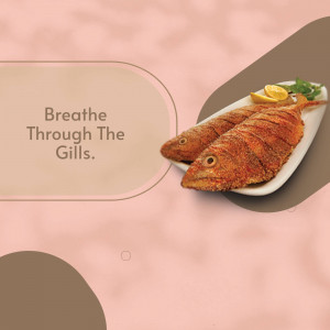 Fried Fish Delight Banner For Telegram