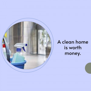 Clean Home Value Branding Post For Twitter