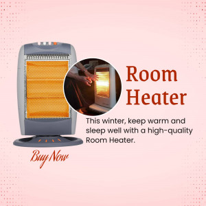Room Heater - Stay Warm This Winter Creative Design For Instagram