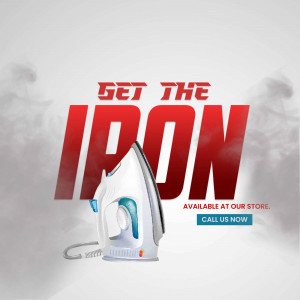 Get The Iron - Appliance Sale Artwork For Instagram
