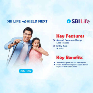 SBI Life EShield Next - Secure Your Family's Future Image For LinkedIn
