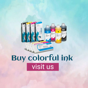 Buy Colorful Ink - Printer Ink Supplies Flyer For Twitter
