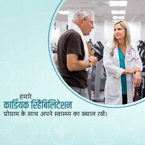 Doctor and patient discussing health in a gym setting