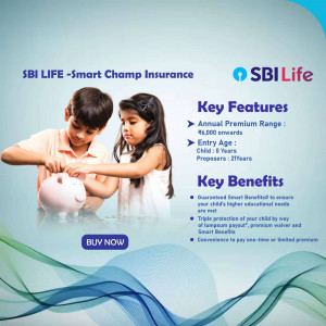 SBI Life - Smart Champ Insurance Artwork For Threads