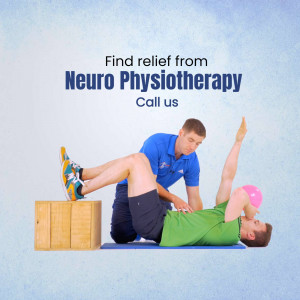 Neuro Physiotherapy Relief Flyer For Twitter