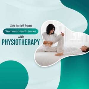 Woman receiving physiotherapy treatment for women's health issues.
