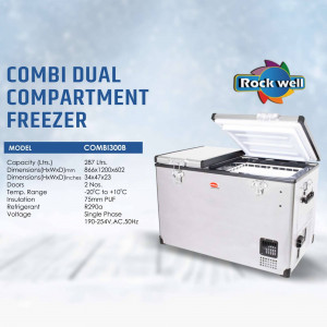 Rockwell Combi Dual Compartment Freezer - Model COMBI300B