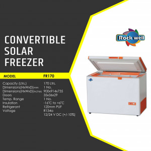 Convertible Solar Freezer FR170 by Rockwell