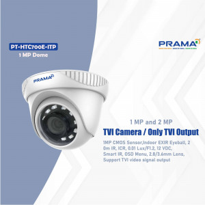 Prama 1MP Dome Camera - PT-HTC700E-ITP Flyer For Facebook