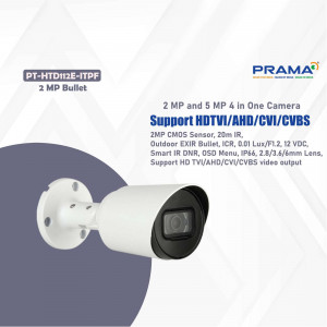 Prama 2MP Bullet Camera - HDTVI/AHD/CVI/CVBS Template For Pinterest