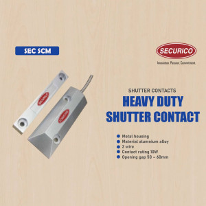 Securico Heavy Duty Shutter Contact for Security Systems