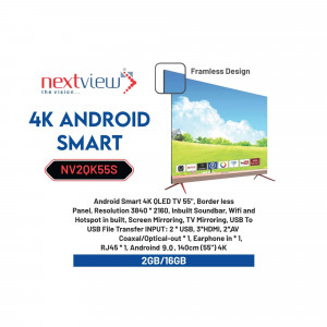 Nextview 4K Android Smart TV NV20K55S Template For Instagram