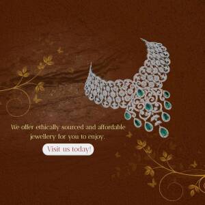 Elegant Diamond Necklace Post For WhatsApp