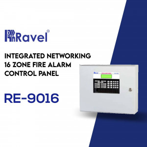 Ravel RE-9016 16 Zone Fire Alarm Control Panel